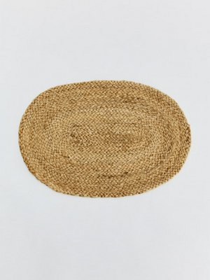 Плетеная подставка под столовые приборы, бежевый, арт. art001