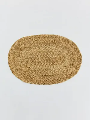 Плетеная подставка под столовые приборы, бежевый, арт. art001