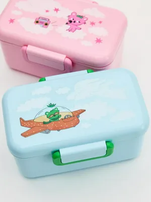 Ланч-бокс с Вигге, голубой, розовый, арт. lb-001