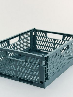 Большой пластиковый органайзер для хранения, серо-зеленый, арт. 16985