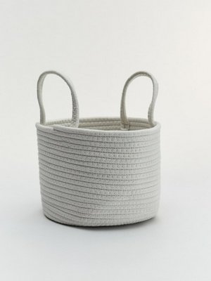 Корзина для хранения с ручками, серый, арт. basket001