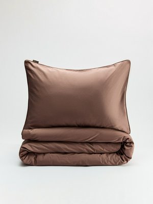 Комплект постельного белья 1,5 спальный без простыни 140x200, мокко, арт. 16990