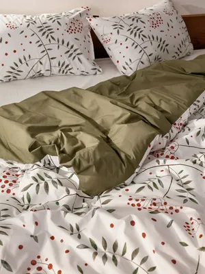 Комплект постельного белья без простыни 2-х спальный, цветной, арт. 16995