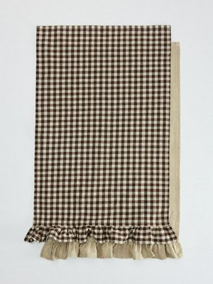 Набор из 2 кухонных полотенец, коричневый, бежевый, арт. kit001