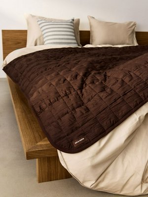 Стеганое покрывало, коричневый, арт. cvr001