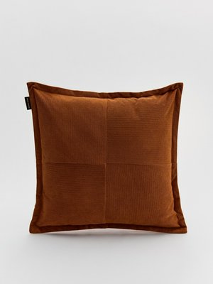 Чехол для декоративной подушки из велюра, терракотовый, арт. 17043