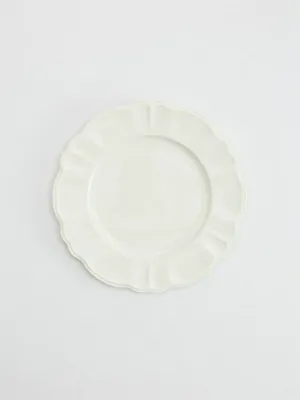 Десертная тарелка из костяного фарфора, белый, арт. 17044