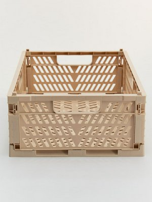 Большой пластиковый органайзер для хранения, бежевый, арт. org001