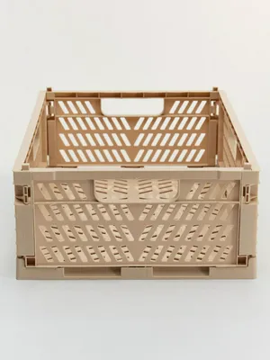 Большой пластиковый органайзер для хранения, бежевый, арт. org001