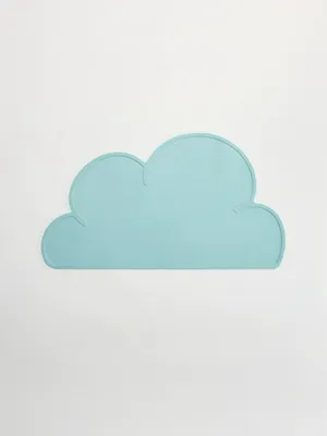 Силиконовый коврик для кормления детский, голубой, арт. 17061