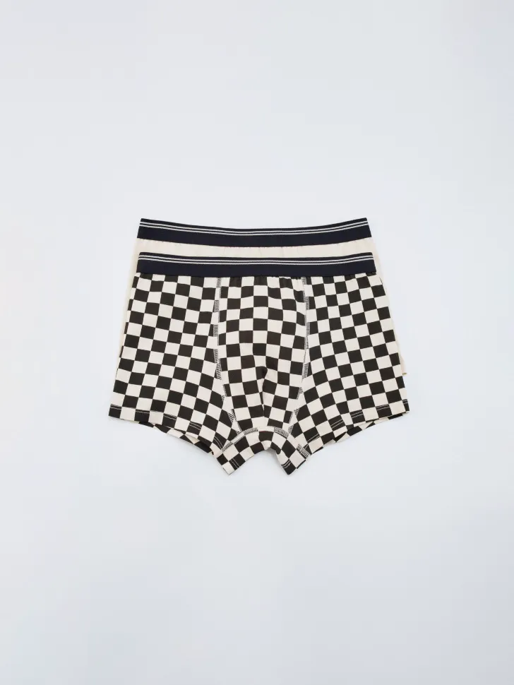 Набор из 2 трусов-боксеров, разноцветный, арт. 17128