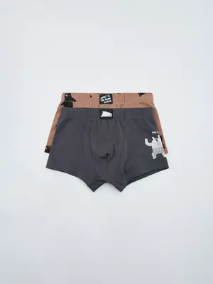 Набор из 2 трусов-боксеров, разноцветный, арт. 17129