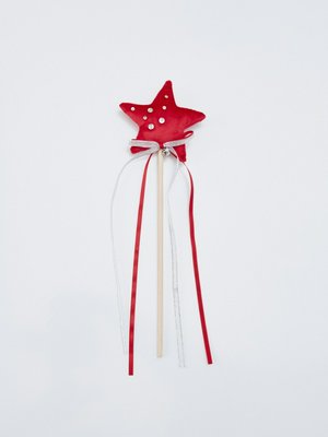 Волшебная палочка детская, красный, белый, арт. 001