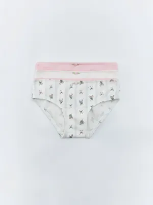 Набор трусов-слипов для девочек, разноцветный, арт. 17133