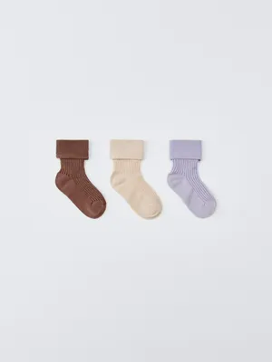 Набор из 3 пар гольфов для малышей, арт. 17143