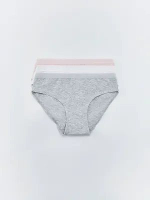 Набор из 3 трусов-слипов для девочек, разноцветный, арт. 17146