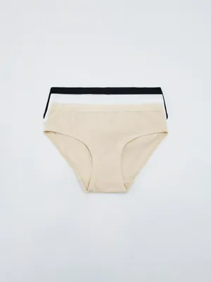 Набор из 3 трусов-слипов для девочек, разноцветный, арт. 17147