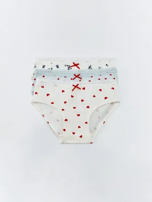 Набор из 3 трусов-слипов для девочек, арт. 17152