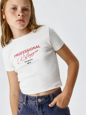 Приталенная футболка для девочек SELA x VASILINCIAGA, арт. 1717