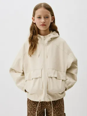 Куртка с замшевым эффектом для девочек, арт. 1732