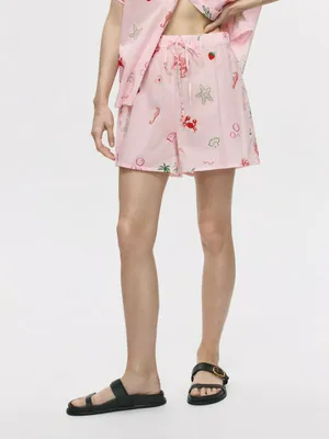 Пляжные шорты из хлопка, не указан, арт. 1744