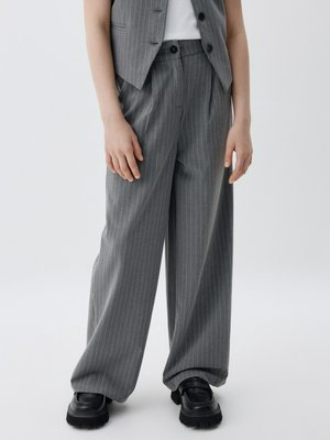 Широкие брюки в полоску для девочек, арт. 1757