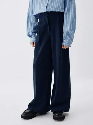 Широкие костюмные брюки для девочек, арт. 1758