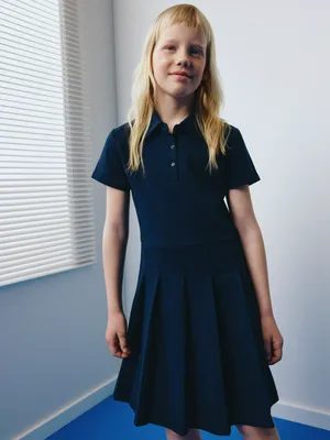 Школьное платье с юбкой в складку для девочек, арт. 1760