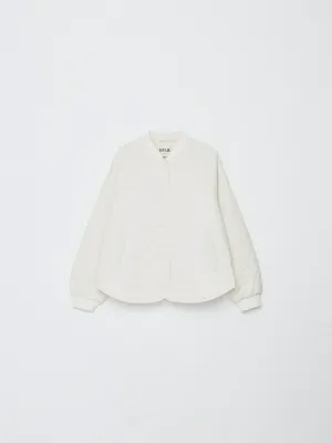 Стеганая куртка для девочек, белый, арт. 1793