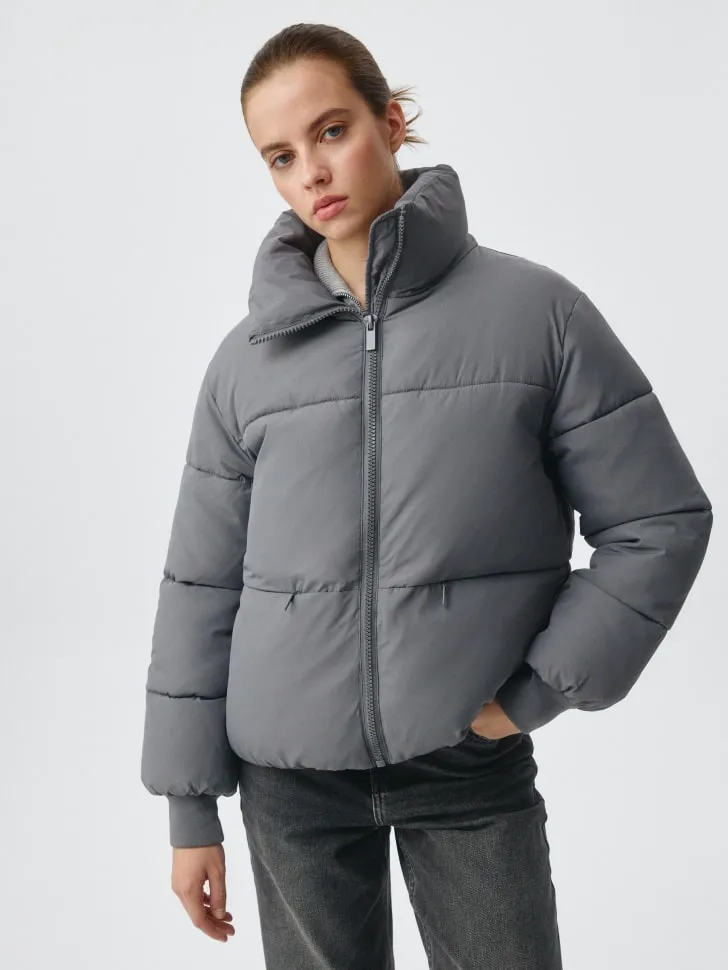 Дутая куртка, серый, арт. 1914