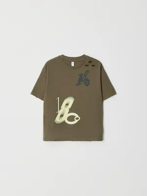 Футболка оверсайз с принтом детская, арт. 1916