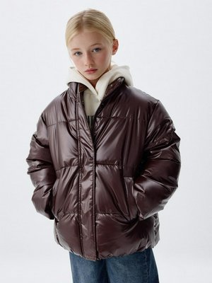 Дутая куртка с воротником для девочек, арт. 1937