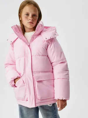 Демисезонная куртка с капюшоном для девочек, арт. 1950