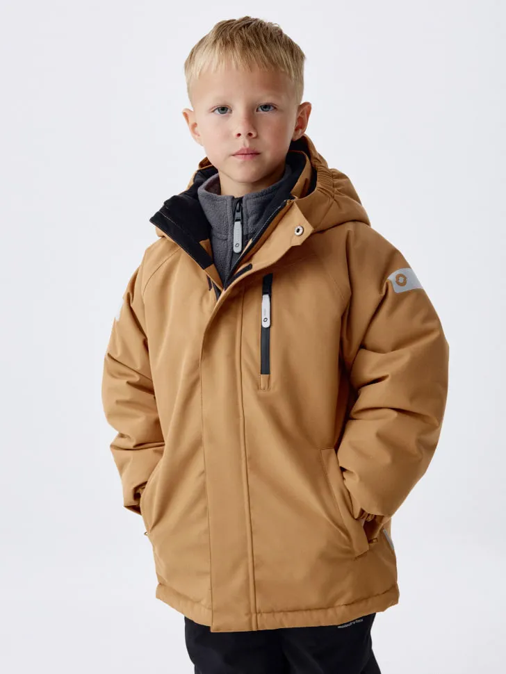 Демисезонная куртка для мальчиков, бежевый, арт. 1979