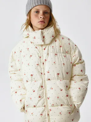 Демисезонная куртка с капюшоном для девочек, арт. 1982