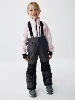 Демисезонные брюки из технологичной мембраны для девочек, арт. 1985