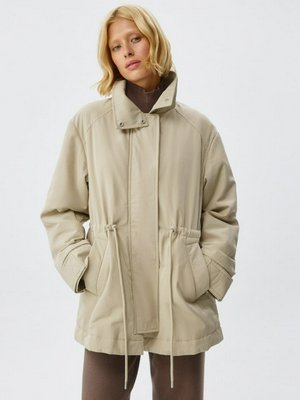 Утепленная парка, бежевый, арт. AD12345