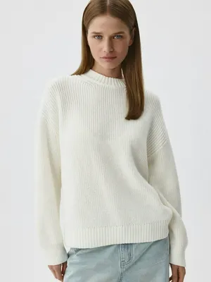 Базовый вязаный джемпер, не указан, арт. 1988