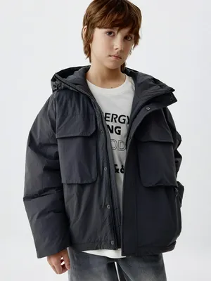 Демисезонная куртка с капюшоном для мальчиков, арт. 2021