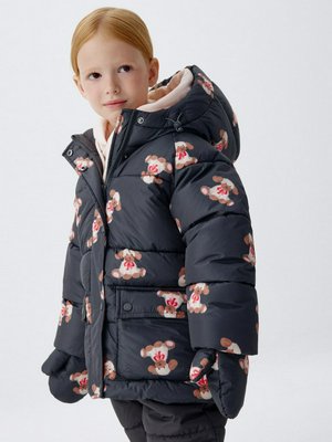 Зимняя куртка с дутыми рукавицами для девочек, арт. 2054