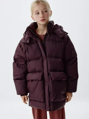 Зимний пуховик для девочек, арт. 2057