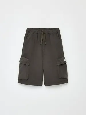 Шорты-бермуды с карманами карго для мальчиков, арт. 2076