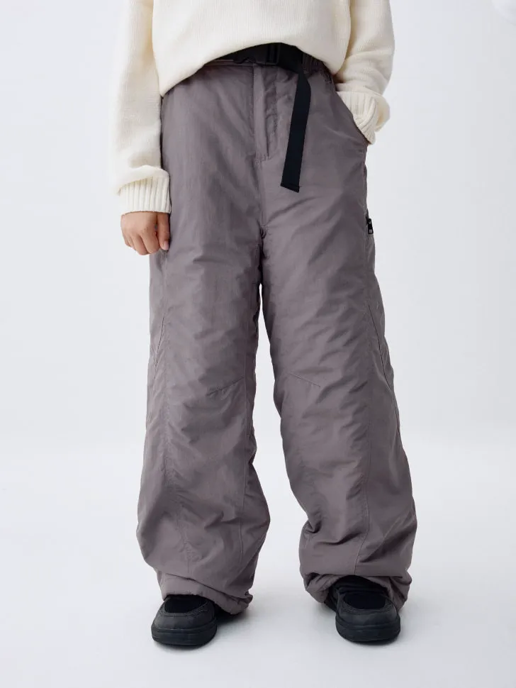 Утепленные зимние брюки детские, серый, арт. 2174