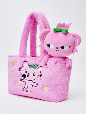 Меховая сумка с Виви для девочек, розовый, арт. 2186