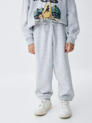 Детские утепленные джоггеры с принтом, арт. 2187