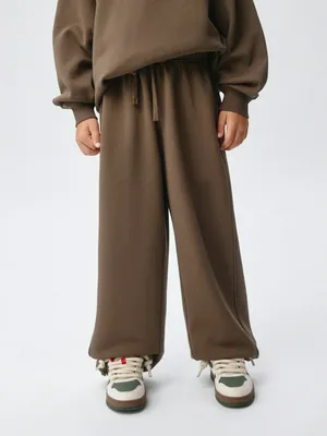 Трикотажные брюки оверсайз детские, арт. 2189