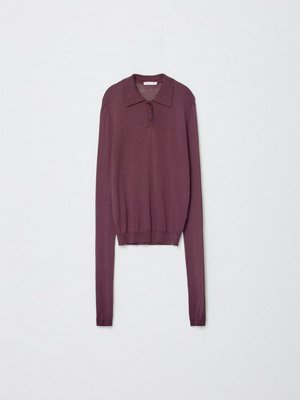 Вязаный лонгслив-поло SELA Young, арт. 2208