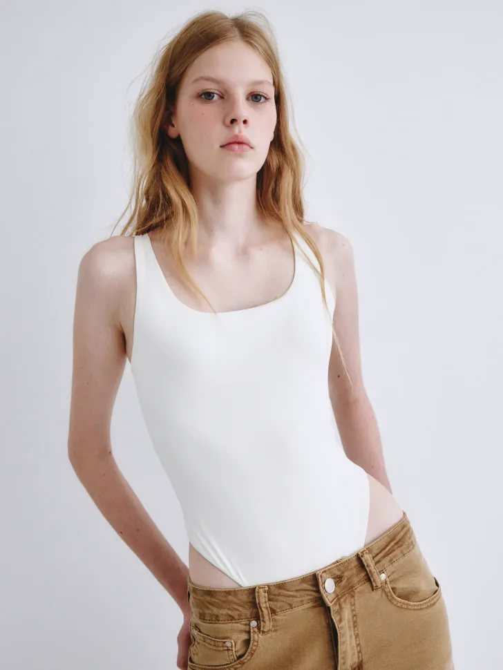 Боди-майка SELA Young, белый, арт. 2211