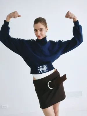 Толстовка с лампасами SELA Young, арт. 2214