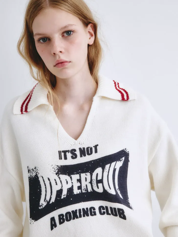 Джемпер с воротником SELA Young, белый, арт. 2227